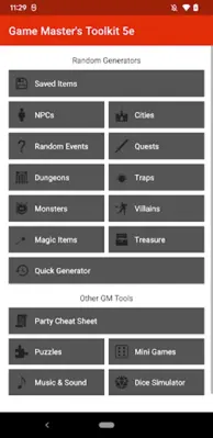 Game Master's Toolkit 5e android App screenshot 5